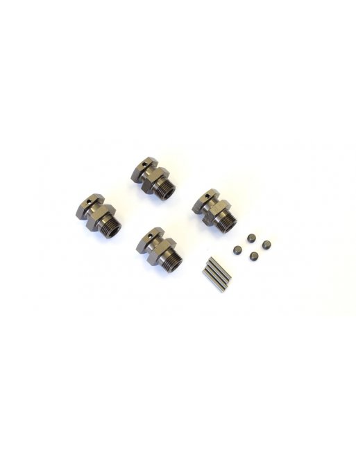 IFW328GM Wheel Hub (L/Gunmetal/ST-RR Evo/4set) IFW328GM  - KYOSHO RC